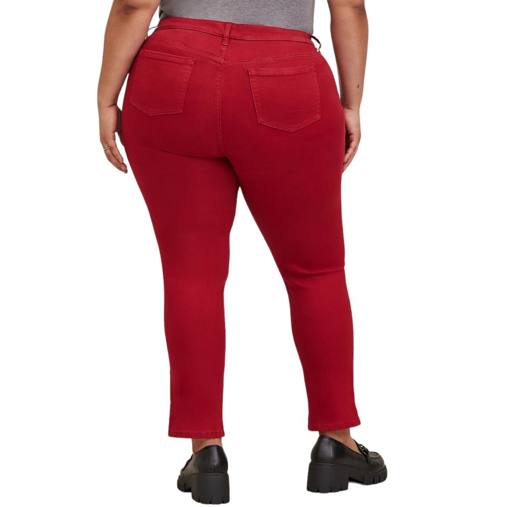 NWT Torrid Boyfriend Straight Vintage Stretch Mid-Rise Jean - Size: 12 - Picture 8 of 9